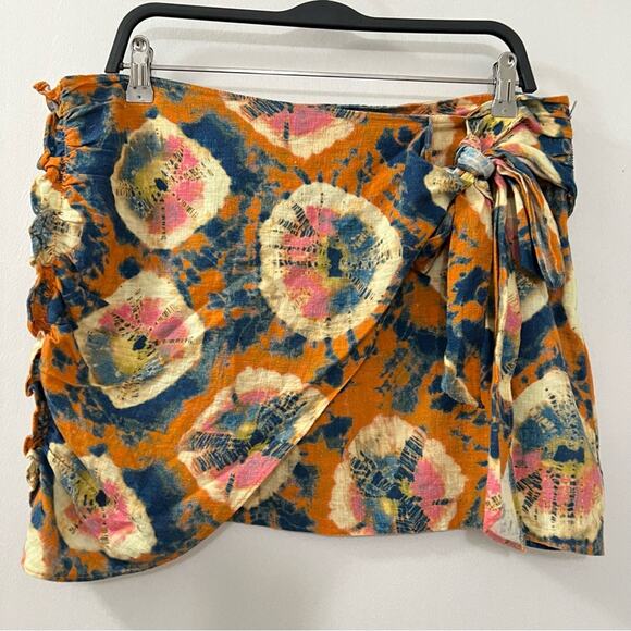 Free People Sweet As Beach Mini Skirt Size 12 - Picture 5 of 9